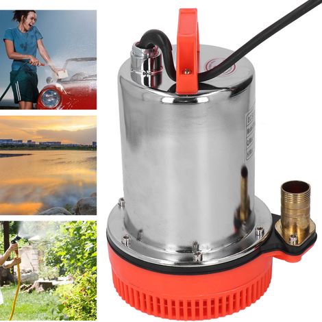 Pompe submersible CC à haut débit et à haute pression de refoulement, moteur en cuivre pur DC12V 180W (1/5)
