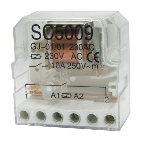 Télérupteur encastrable 10A 230V – Puissance 2300W – Montage facile dans boîte de dérivation – Compatible avec divers boutons – REV (1/3)