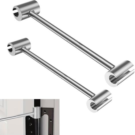 Redresse Gond Porte, 2 pièces Réglage Charnière De Porte, Clé Réglage Des écarts Charnières, Outils De Réglage De Charnière De Porte, pour La Réparation de Charnières sur Porte (1/5)