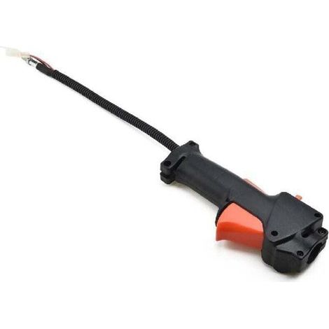 Câble d'accélérateur de rechange haute performance pour débroussailleuse, accessoires de tondeuse à gazon polyvalents montés latéralement (1/3)