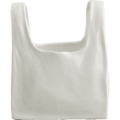 Jarrón de cerámica (hecho con una bolsa de plástico), 1 unidad, para mesa, sala de estar, oficina, dormitorio, como decoración de mesa en bodas. (1/5)