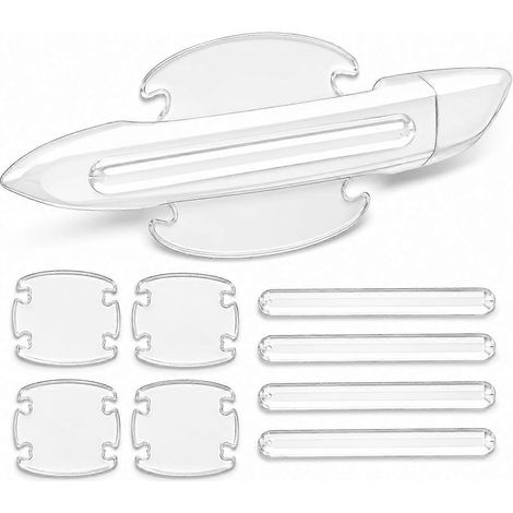 Protection transparente poignées portières Nissan Pathfinder (1985-2026) Lot de 8 films invisibles anti-rayures protection peinture (1/5)