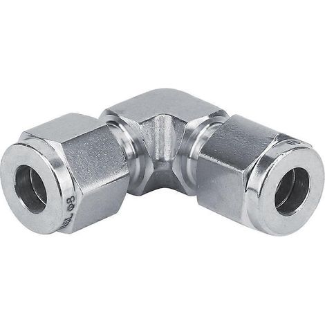 Raccords de tuyauterie à dégagement rapide en acier inoxydable 316 pour conduites d'eau haute pression, écrous coudés et unions, 316 Ф (1/4)