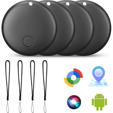 Le portefeuille fonctionne avec Apple Find My, carte de suivi intelligente sans fil rechargeable (iOS uniquement) (1/5)