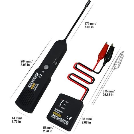 Short Cable Detect Pro Automotive Short and Open Finder Circuit Tester Wire Tracker ...
