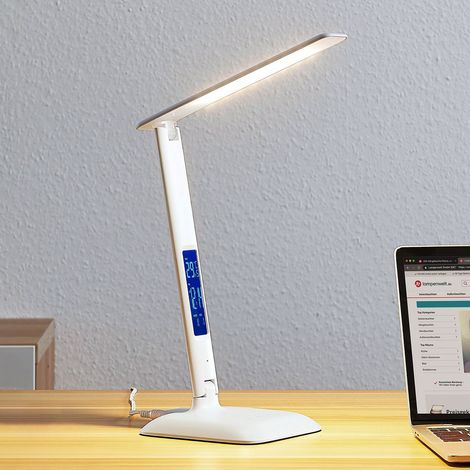 [GEBRAUCHT] B-Ware Lindby Ludmilla Led Tischlampe Display Schreibtischlampe Bürotischleuchte Weiß