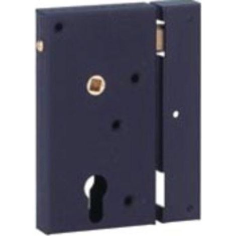 Thirard Torbeschläge schwarz 150 x 80 mm Stahl