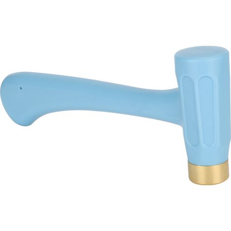 Marteau en cuir, outil de percussion manuel pour tampon alphabet, fabrication artisanale. (1/5)