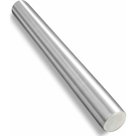 FOREHILL Rouleau à patisserie en acier inoxydable,rouleaux à patisserie en métal pour la cuisson,la pate à biscuits et à patisserie,etc. - 1,5 pouce de diamètre (solide) FOREHILL (1/5)