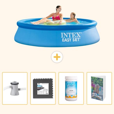 Intex Piscine Easy Set Ronde - 244x61 cm - 5-pièces  SCB109 (1/5)