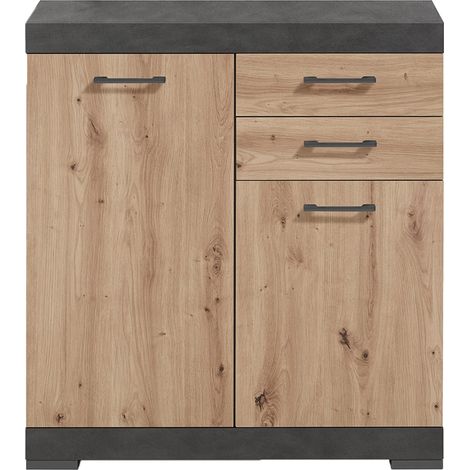 Buffet a 2 ante e 2 cassetti L80 cm - Bristol