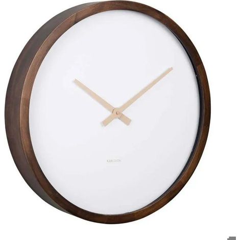 Orologio da parete Karlsson Ancho legno scuro 50 cm