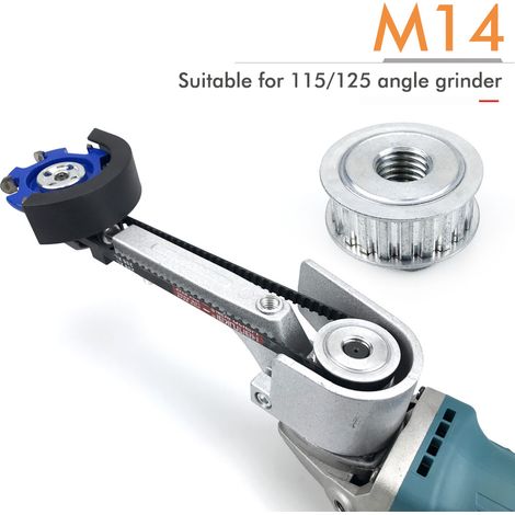 Adaptateur pour meuleuse d’angle – Se transforme en défonceuse – Filetage M10/M14, idéal pour rainurer et sculpter le bois (1/5)