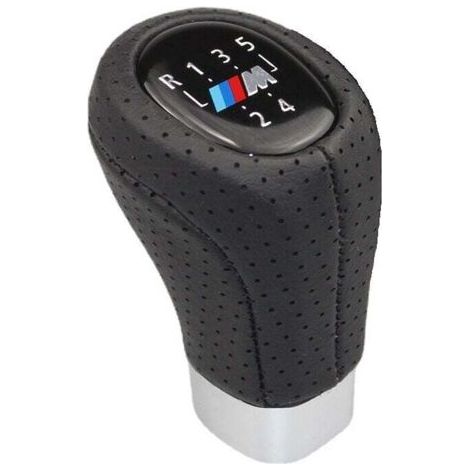 Pomo de palanca de cambios de 5 velocidades – Diseño ergonómico para BMW E34 E36 E38 E39 E46 E53 E60 E61 E63 E64 E83 E90 E91 E92 E93 – Fácil instalación (1/5)