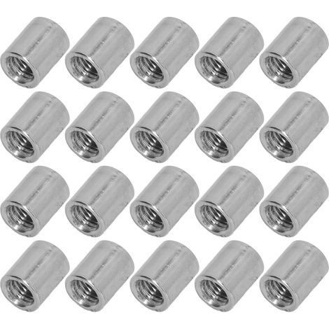 Lot de 20 écrous de couplage à filetage femelle M8 en acier inoxydable robustes pour réparation (1/5)