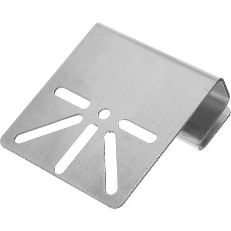 Support de fixation pour gouttière : acier inoxydable. Compatible avec la caméra solaire Eufy Security SoloCam S340/E30. Support résistant aux intempéries pour une installation extérieure. WHBYV (1/4)