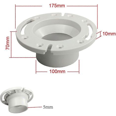 Anelli di tenuta e basi per WC per camper, kit di flange di ricambio per WC per camper, compatibili con il marchio Dometic, compatibili con i ricambi per WC per camper. (1/4)