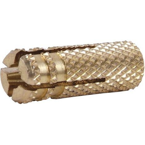 COFAN taco de laton m-8   caja 100 unid. , Taco con cuerpo de latón y rosca interior desde M-4 hasta M-12. Taco de expansión roscado interior, medidas desde 4 mm hasta 12 mm, fabri