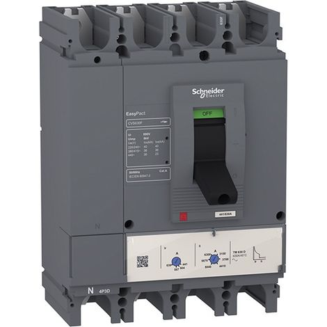 Interruptor Automático CVS400F TM400D 4P/4R SCHNEIDER (1/4)