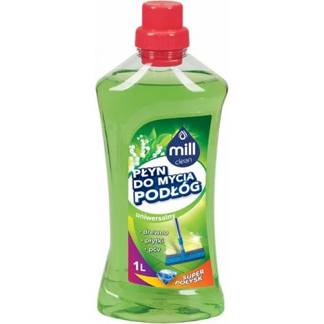 Agrecol Mill Clean - Detergente per pavimenti al mughetto 1L - Pulizia e cura efficaci