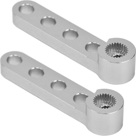 2 Stück einseitige Servoarme, 25 Zähne, Lenkarme aus Aluminiumlegierung, Verbindungszubehör (1/5)