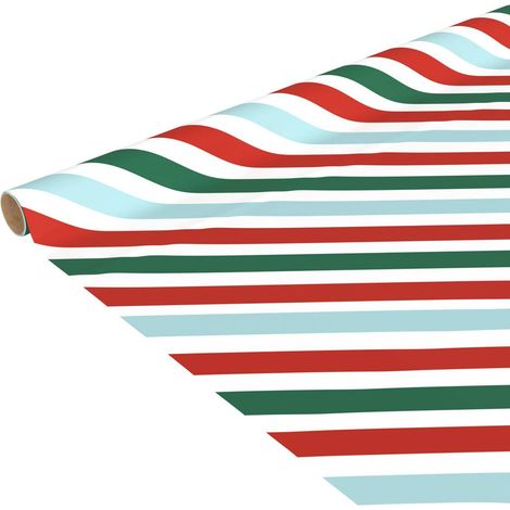 Traditionelles grünes Weihnachtsgeschenkpapier, 200 x 70 cm - (1/5)
