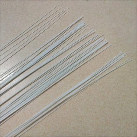 Paquete de 5 varillas de fibra de vidrio, 2 m de diámetro, de 0,8 a 2 mm de grosor, flexibles y duraderas, para manualidades, juguetes, aislamiento, fabricación de cometas y proyectos de bricolaje. (1 (1/5)