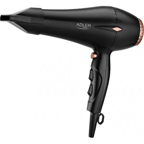 Secador de pelo iónico profesional con concentrador y difusor incluido-- Función Cool Shot - ION Función - Adler AD2244