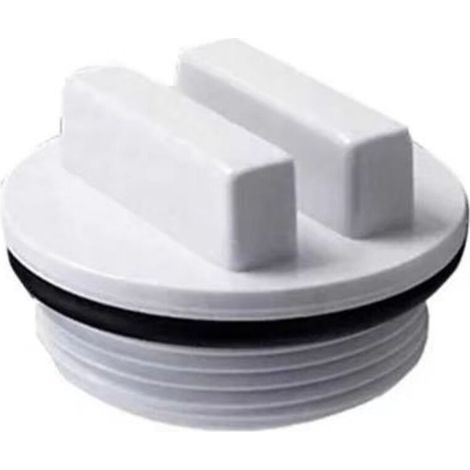 Ablassstopfen-Set für Schwimmbecken. Set mit 2 professionellen 3,8 cm (1,5 Zoll) Stopfen. (1/4)
