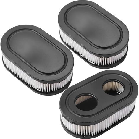 Lot de 3 filtres à air de rechange pour tondeuse à gazon Briggs & Stratton 798452 550E 550EX 09P702 093J02 103M02 104M02 Series 4247 5432 5432K