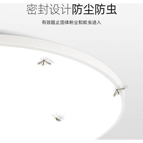 Plafonnier LED Plafonnier Moderne Plafonnier Chambre Plafonnier pour Couloir, Cuisine, Salon, Bureau, Garage, Cave, Hall, Balcon -Ultra-Mince 23cm [Yabai] 20W (1/5)