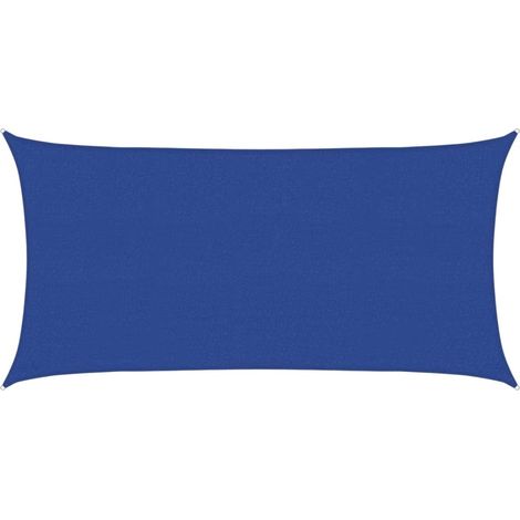 Maison Exclusive - Sonnensegel 160 g/m² Blau 2x3,5 m HDPE (1/5)