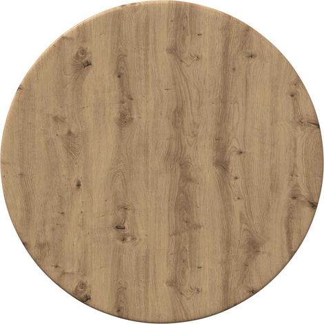 Maison Exclusive - Tischplatte Artisan-Eiche Ø 30 x 1,5 cm Holzwe