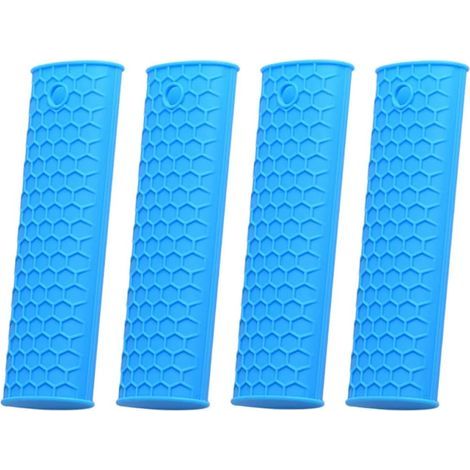 CCYKXA 4-Piece Silicone Pot Holder for Pot Handles, Pot Handle Protectors, Handle Sleeves (1/2)
