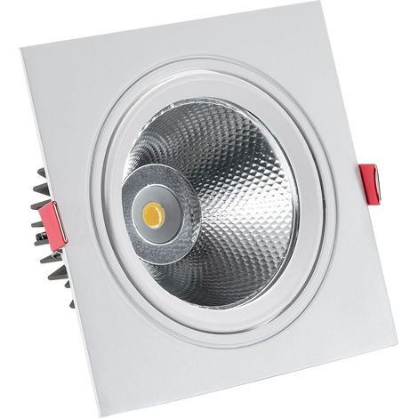 LED Downlight Einbaustrahler 15W Eckig Madison Ausschnitt Ø 115 mm 3000K Warmweiß