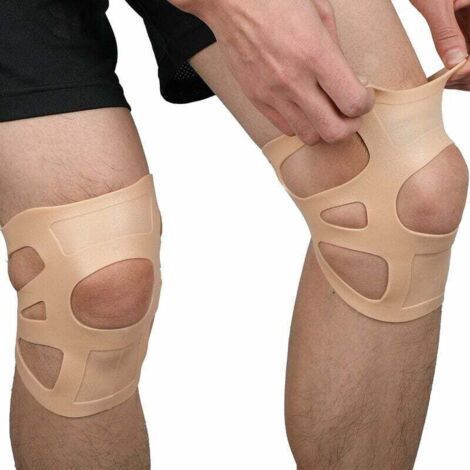 Knee Brace,Water Sports Knee Brace Ultra-Thin Silicone Waterproof Knee Pads Meniscus Tear Knee Pain 42-48CM (1/4)