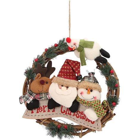 Riche de rouleaux Bracelet Père Noël Bonhomme de neige décoration de la porte du renne (1/5)