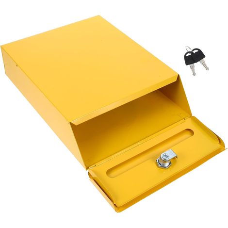 Boîte aux lettres Unomor en fer jaune de style européen pour (1/5)