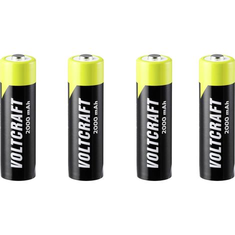 VOLTCRAFT Endurance Pile rechargeable LR6 (AA) NiMH 2000 mAh 1.2 V 4 pc(s) W239982 (1/4)
