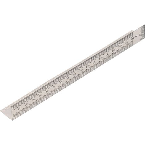 Règle en T de haute précision en acier inoxydable avec marqueur, 180 mm, outil de bricolage pour le travail du bois (1/5)