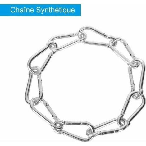 Mousqueton Inox - 60 mm x 6 mm - Charge Max 120 kg - Acier 304 - Pour Extérieur et Usage Lourd - Lot de 20 (1/4)
