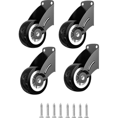 Lot de 4 roulettes de portail de 5 cm (2 pouces) (1/5)