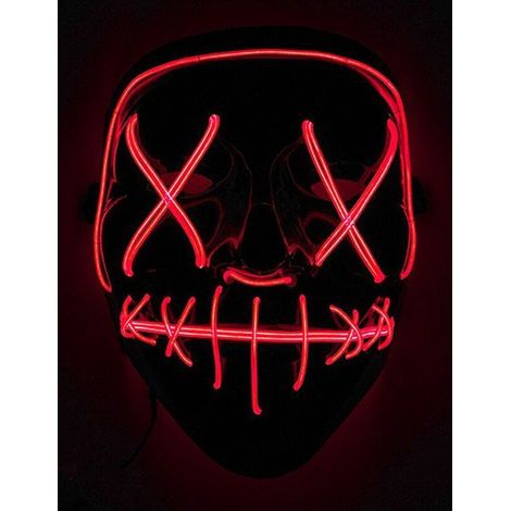 Accessory - Red LED Light Mask for Adults