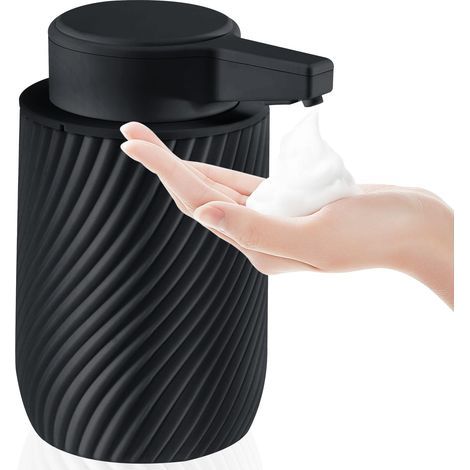 Automatic Soap Dispenser 300ML Electric Soap Dispenser with No Touch Sensor with USB Charging for Bathroom, Kitchen, Toilet, Black
