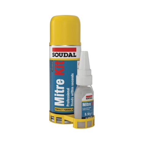 ADESIVO CIANOACRILATO + ATTIVATORE SOUDAL"CYANOFIX KIT"  50GR+200ML