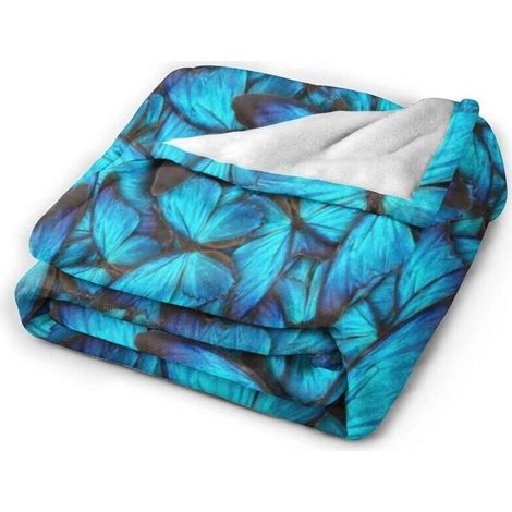 Couverture en laine à motifs - douce, confortable, chaude et en microfibre, idéale pour les canapés et les lits, mesurant 50 pouces x 40 pouces