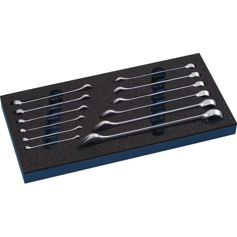 Werkzeugmodul 12-tlg.1/3-Modul Schlüsswelweiten 6-22mm TECWERK (1/2)