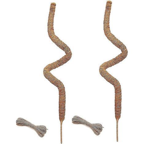 pair Lot de 2 poteaux en mousse de 48 pouces, poteaux en mousse pliables pour plantes grimpantes Monstera d'intérieur, treillis de jardin (1/3)