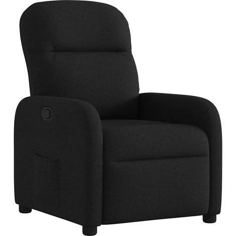 Maison Exclusive - Relaxsessel Schwarz Stoff (1/5)
