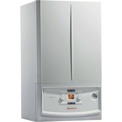 Immergas Chaudière à Condensation Victrix 24 TT ERP Méthane / GPL Complet avec Kit d'Évacuation des Fumées ADAPTATEUR DE DÉDOUBLEMENT